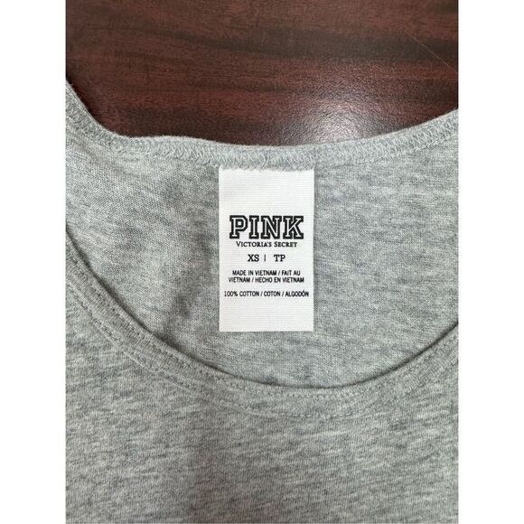 PINK Victoria’s Secret Sequin Ombré Logo Tank Top Size XS - Picture 4 of 6